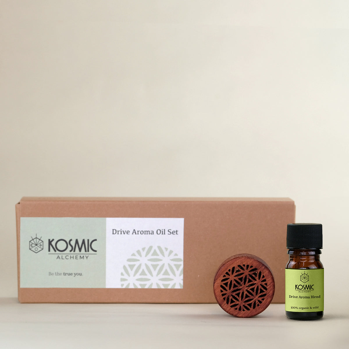 ドライブアロマオイルセット - Kosmic Alchemy drive aroma essential oil blend and diffuser