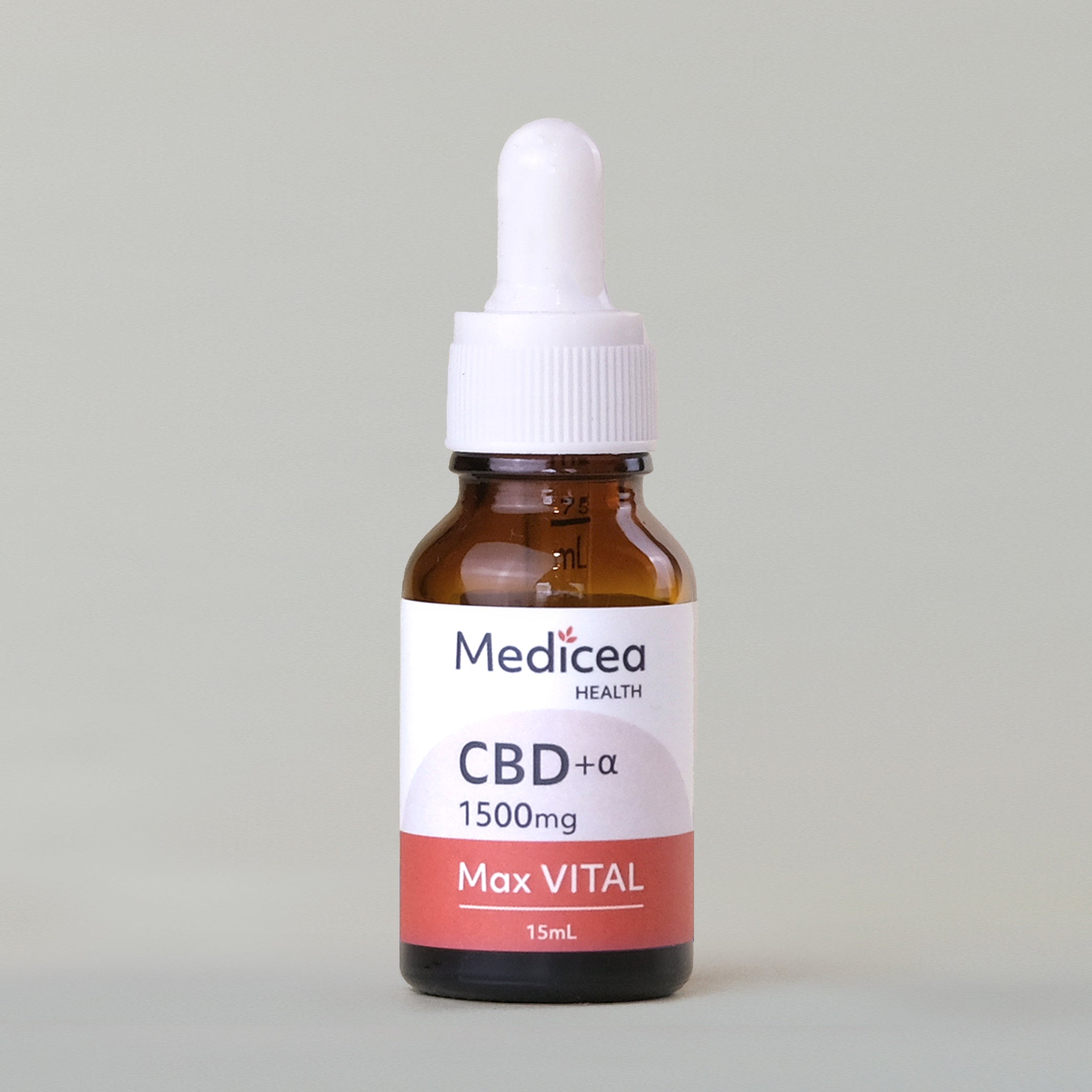 Medicea ヘンプサプリメント CBD + CBN オイル - Max Vital 1500mg - 15mL