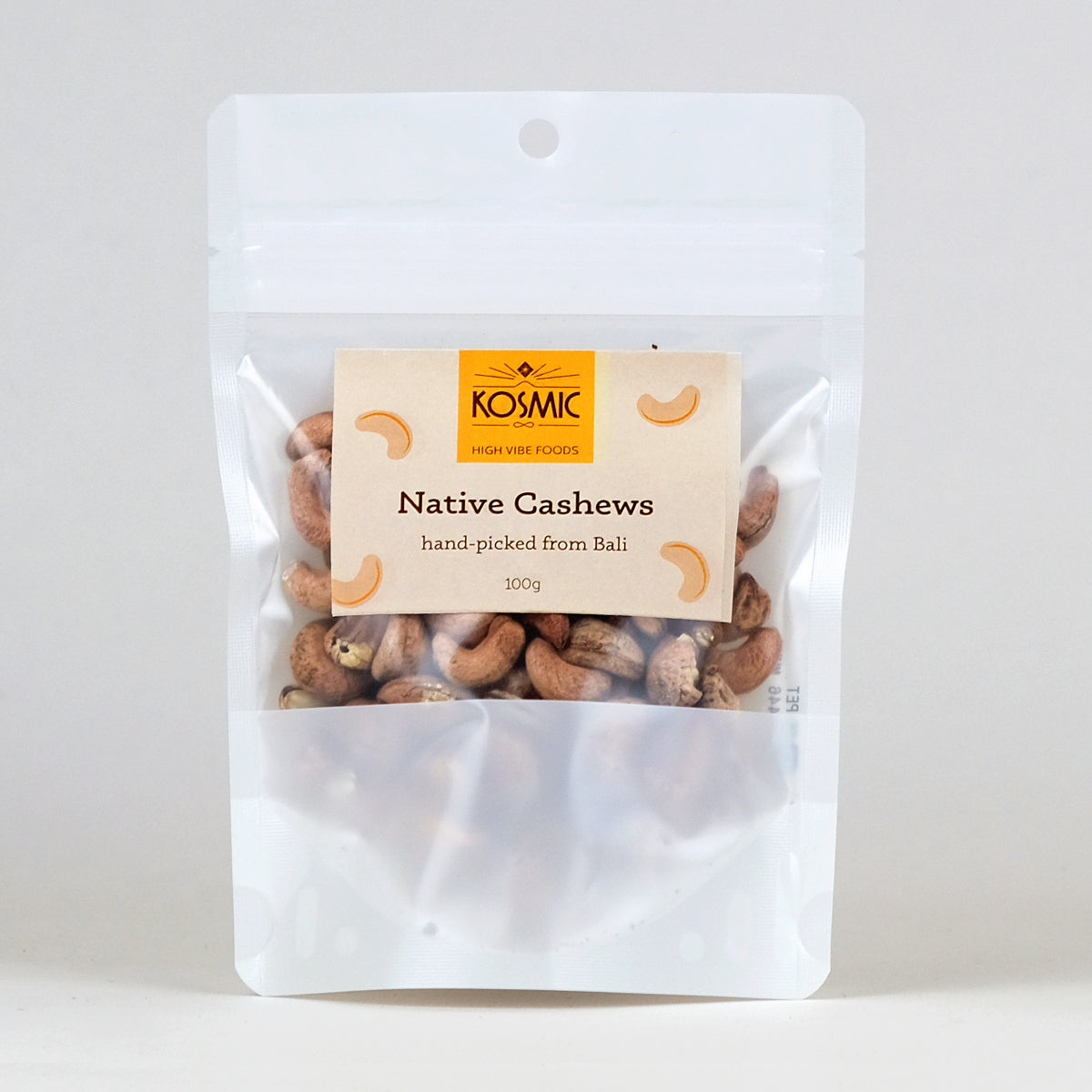 Organic Cashew Nuts with Skin (Natural Sea Salt) 100g