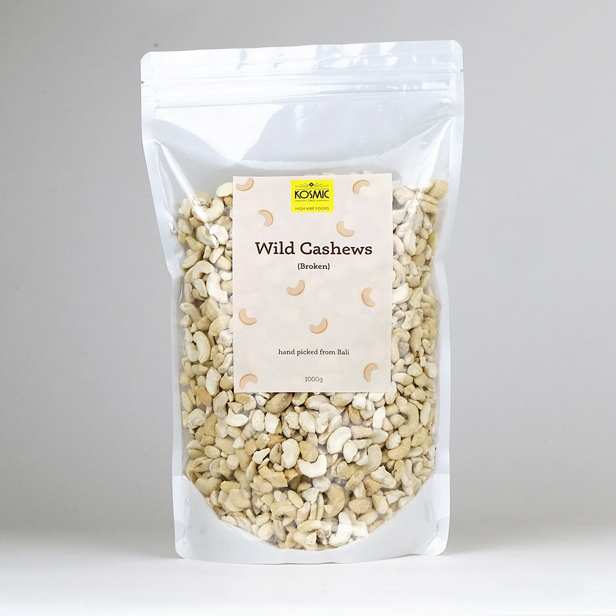 Organic Unsalted Raw Broken Cashew Nuts 1000g