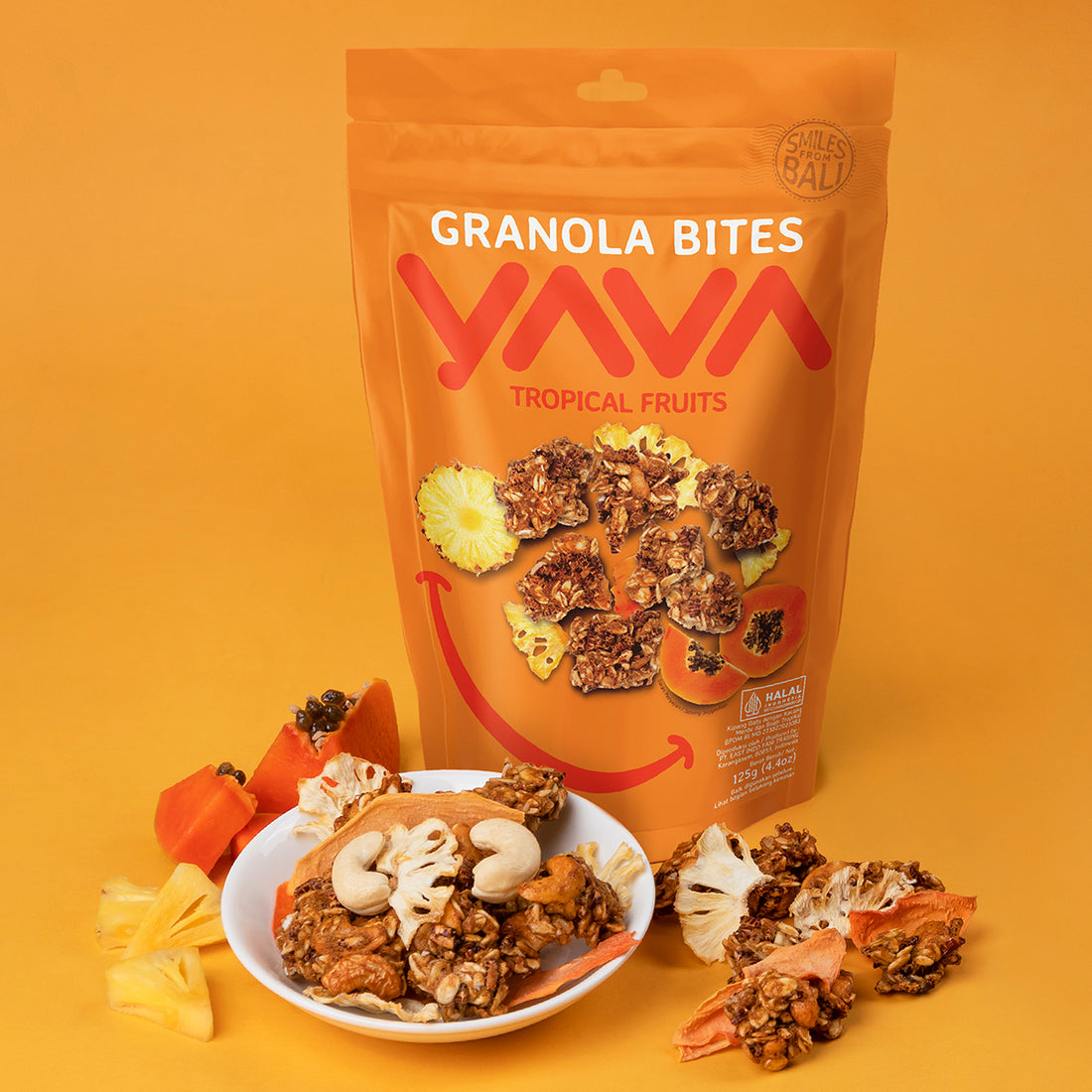 Indonesia Bali Granola Bites Tropical Fruits