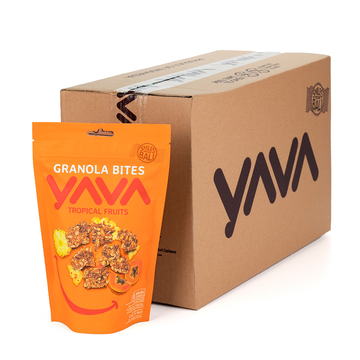 Indonesia Bali Granola Bites Tropical Fruits 1 case (10 pieces)