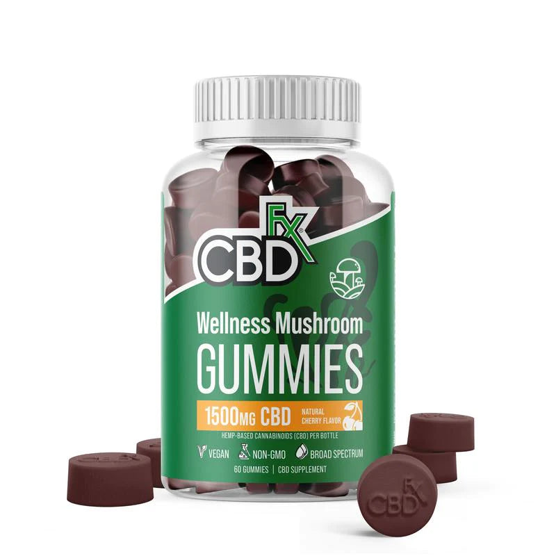 CBDfx CBDグミ（CBD1500mg/1粒25mg）マッシュルーム - 60粒入