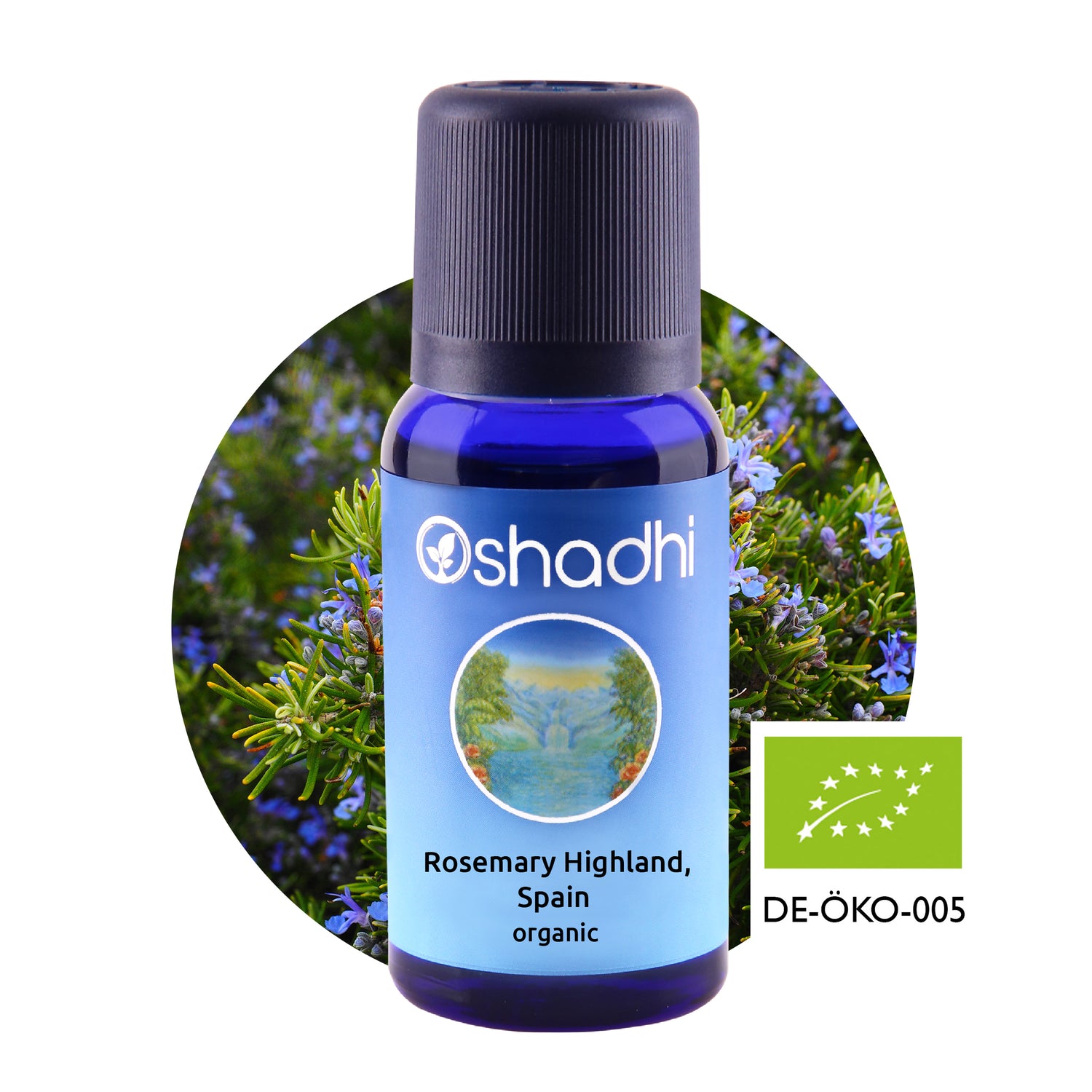 ローズマリー ハイランド スペイン オーガニックワイルド エッセンシャルオイル - Rosemary Highland, Spain organic Oshadhi - オシャディ