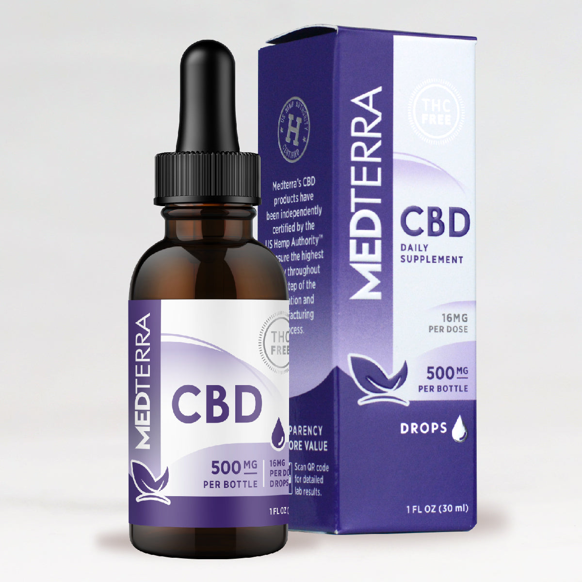 CBDオイル - CBD ティンクチャー 500mg MEDTERRA - メディテラ