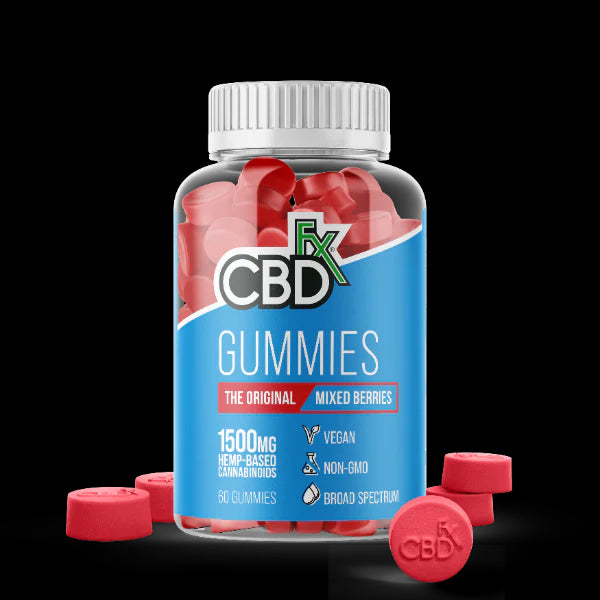 CBDfx CBDグミ（CBD1500mg/1粒25mg）ミックスベリー - 60粒入り