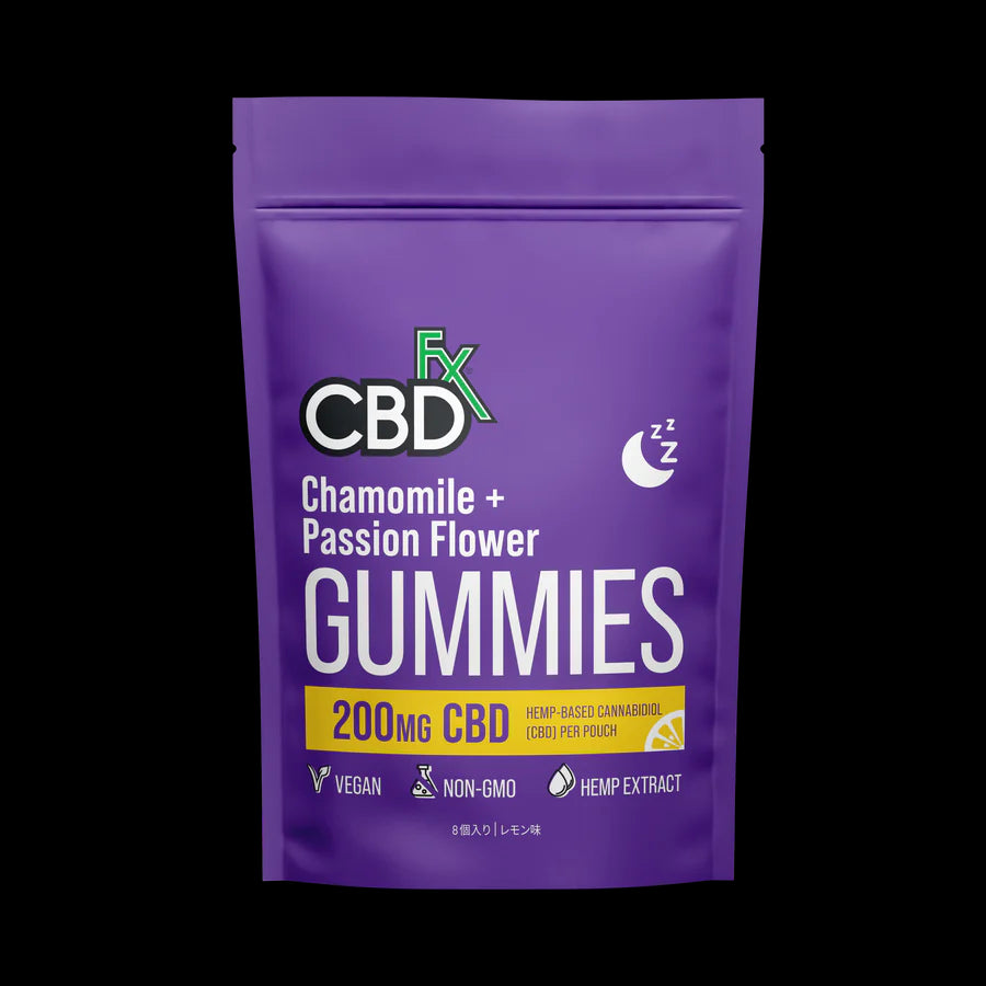 CBDfx CBDグミ（CBD200mg/1粒25mg）スリープ - 8粒入